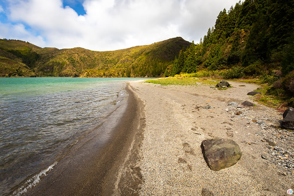 Inside Lagoa do Fogo's crater, São Miguel Island, Azores