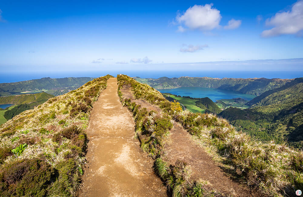 Path towards Miradouro da Boca do Inferno, São Miguel Island, Azores