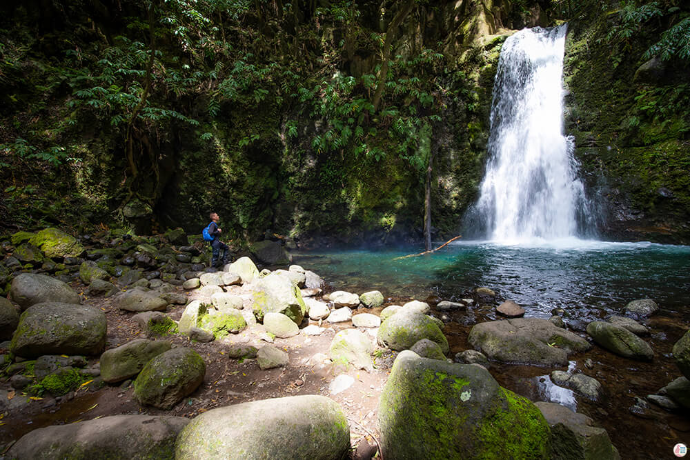 Salto do Prego Waterfall, São Miguel Island, Azores