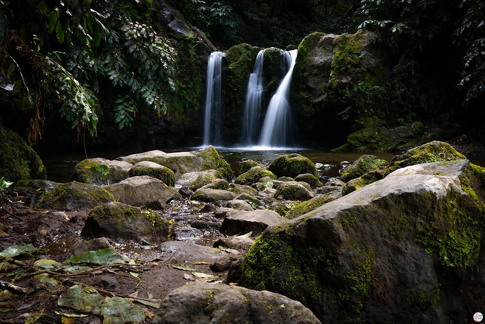 Ribeira dos Caldeirões second waterfall, São Miguel Island, Azores