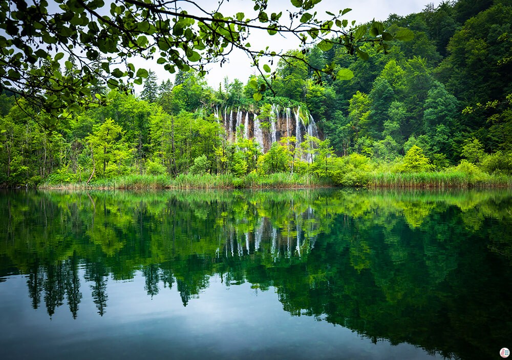 Plitvice Lower Lakes waterfall, Croatia