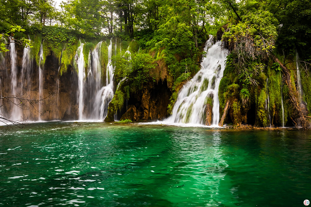 Plitvice Lower Lakes waterfall, Croatia