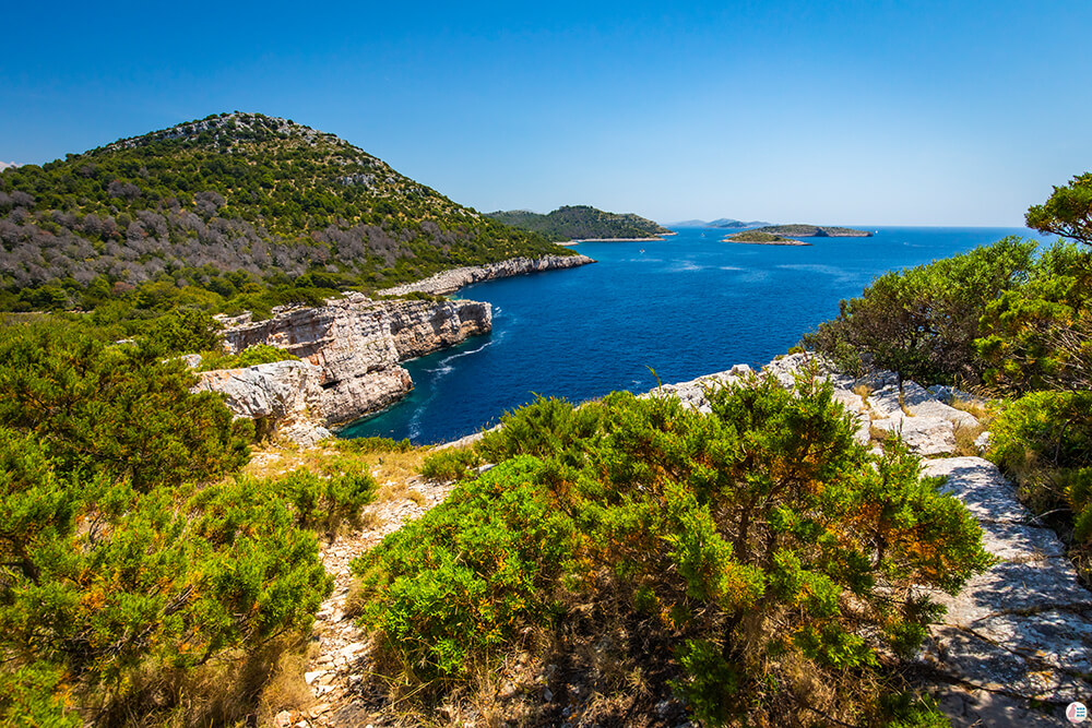 View from Nature Park Telašćica, Kornati National Park, Croatia