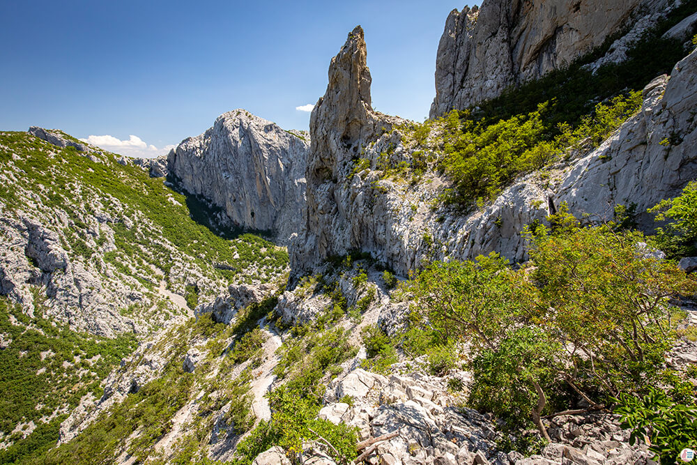 Viewpoint close to Manita pec cave, Paklenica National Park, Croatia