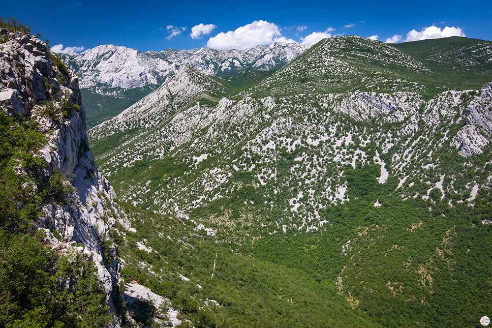 Mountains in Paklenica National Park, Croatia