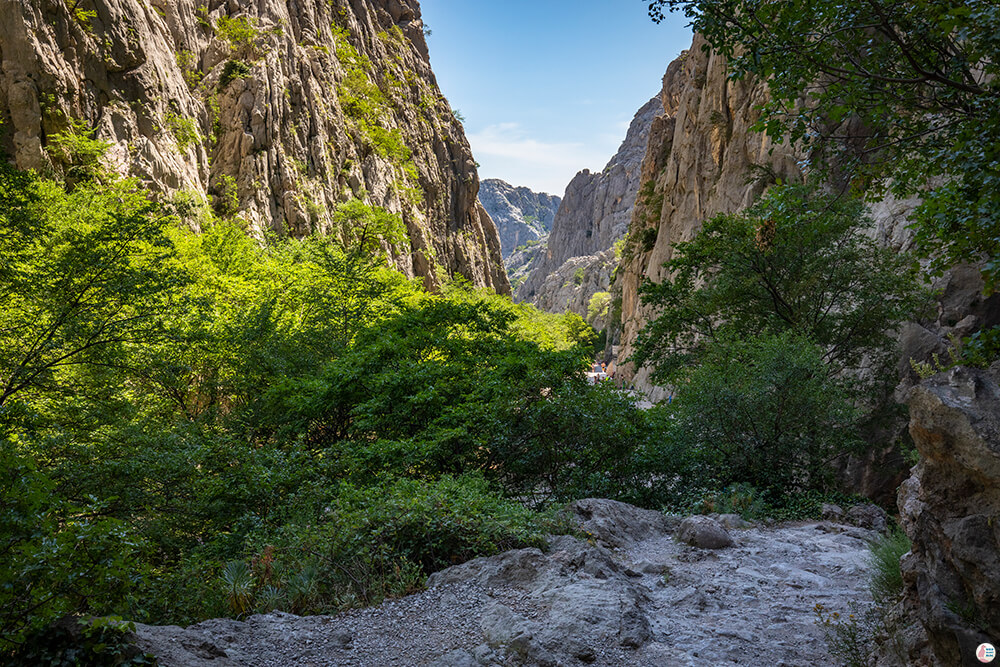 Velika Paklenica canyon in Paklenica National Park, Croatia