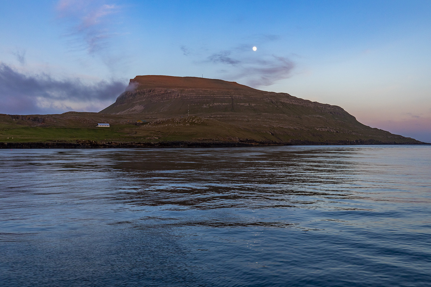 Eggjarklettur hill on Nólsoy, Faroe Islands