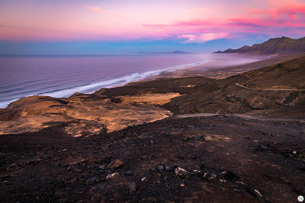 Punto de vista sobre puerto de montaña, Best Places to See and Photograph on Jandia Peninsula, Fuerteventura