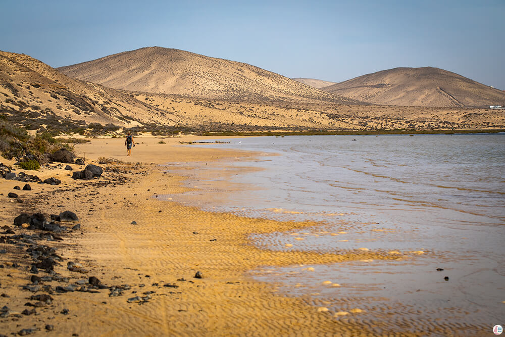 Sotavento Natural Reserve at high tide, Best Places to See and Photograph on Jandia Peninsula, Fuerteventura