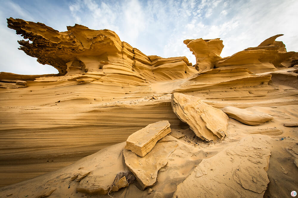 Sandstone on the way to Roque Del Moro, Best Places to See and Photograph on Jandia Peninsula, Fuerteventura