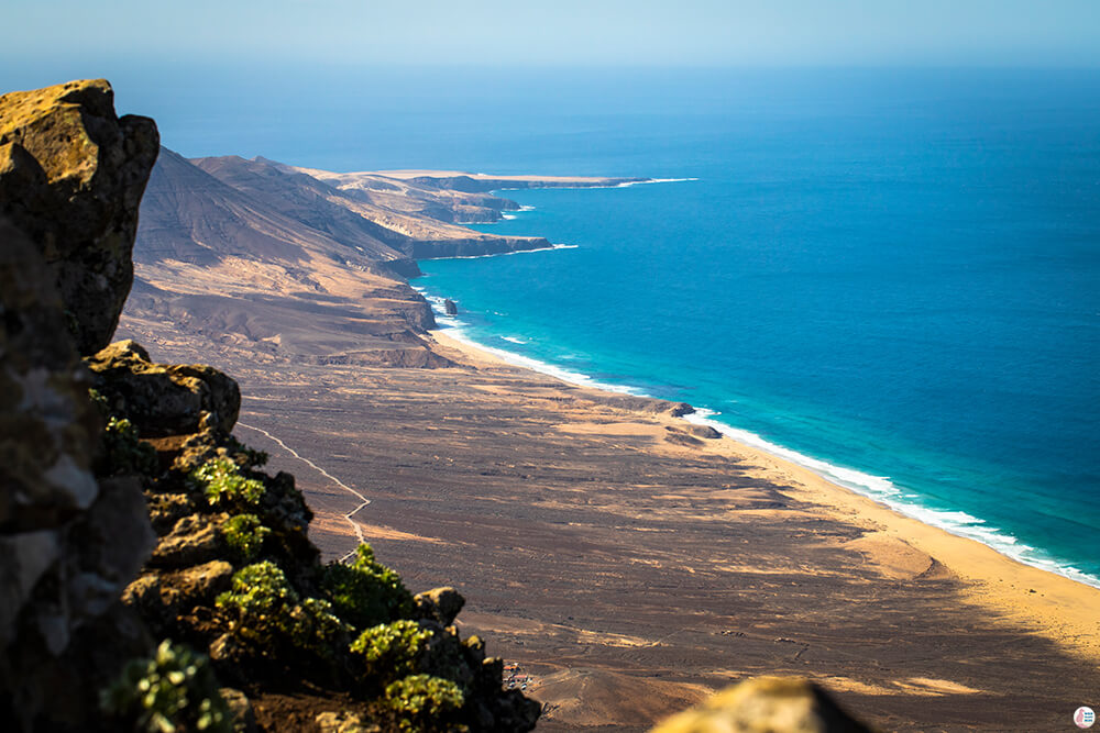 Beautiful view from Pico de la Zarza, Fuerteventura