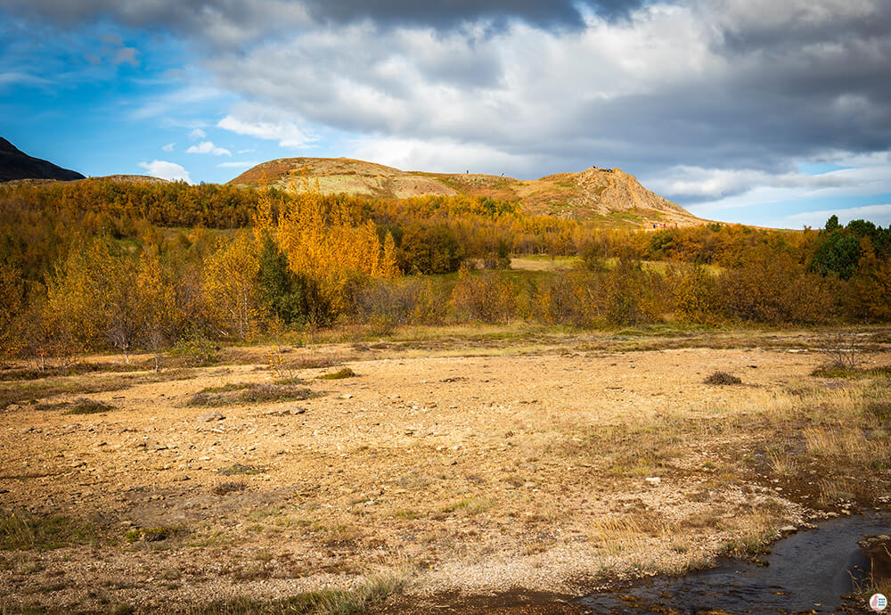 Autumn in Thingvellir National Park, Golden Circle, Iceland
