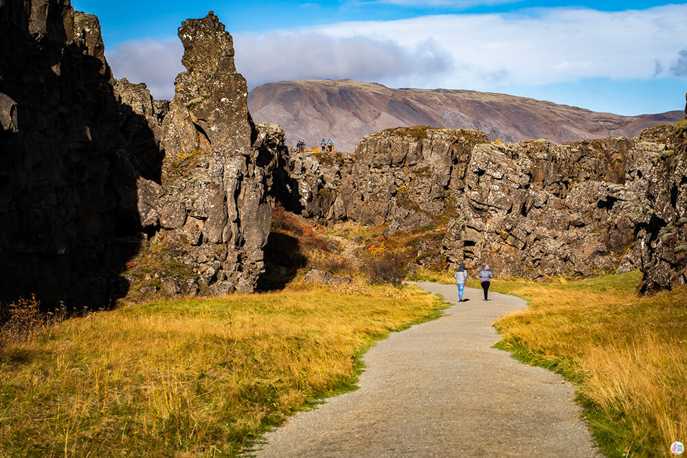 Almannagjá gorge, Golden Circle, Iceland