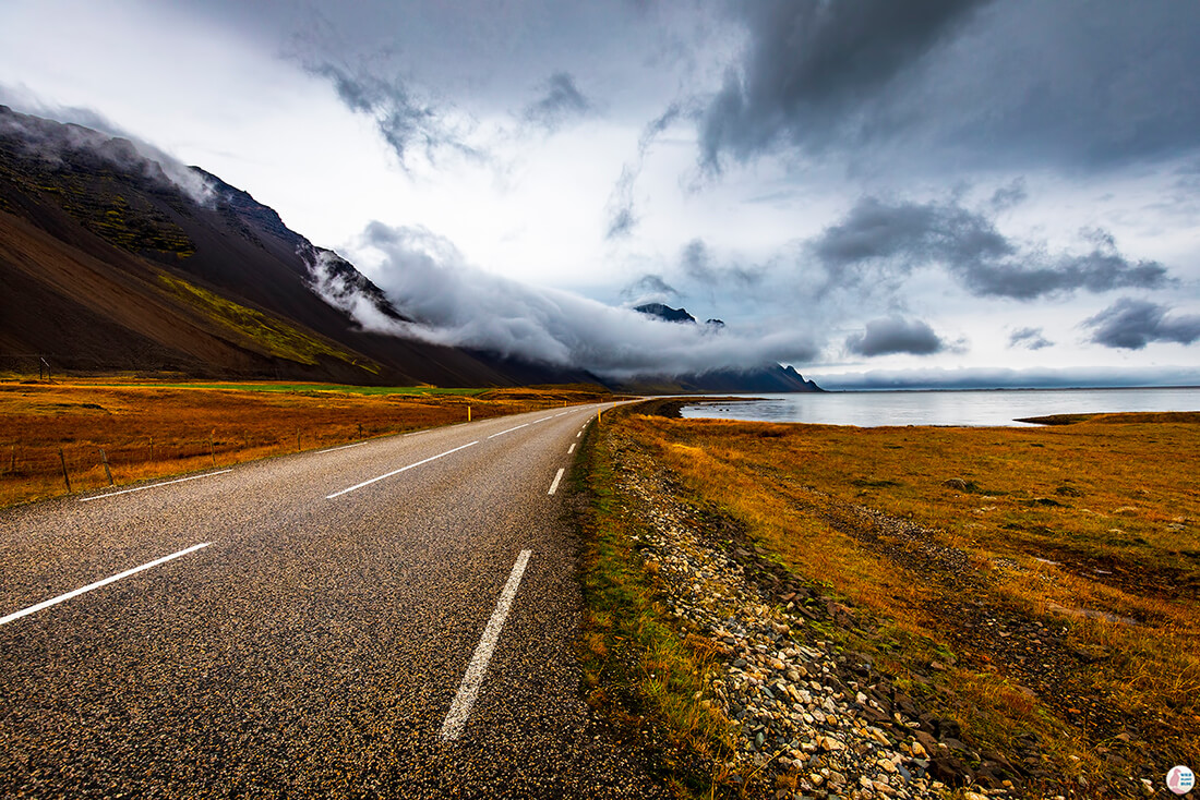Road close to Höfn, Solo Female Traveler, Iceland Road close to Höfn, Solo Female Traveler, Iceland