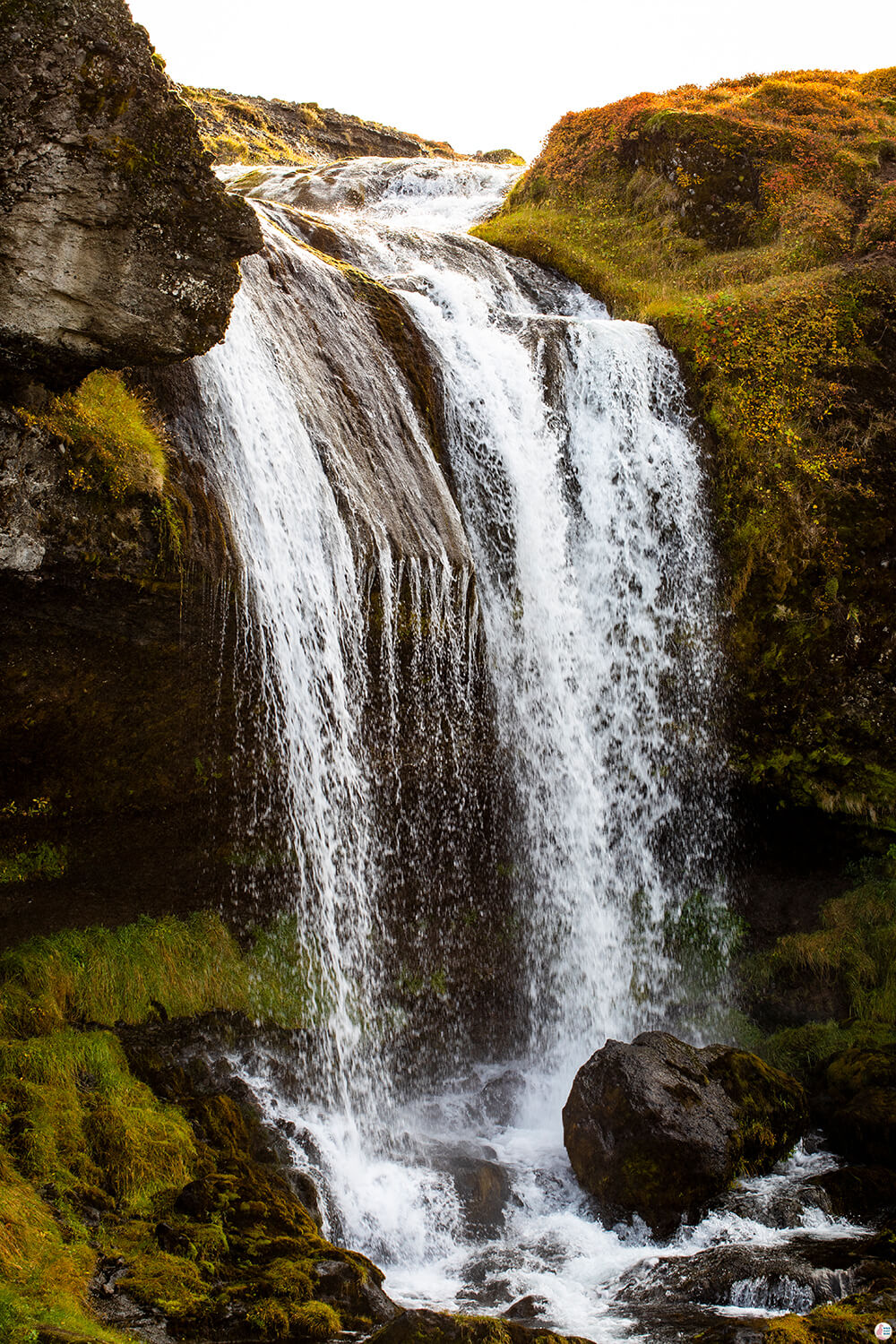 Sheep's Waterfall (Selvallafoss), Snaefellsnes Peninsula, West Iceland