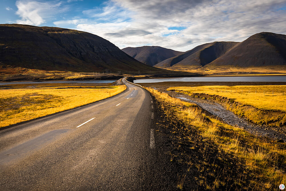 Snaefellsnes bridge, over Kolgrafarfjördur, West Iceland