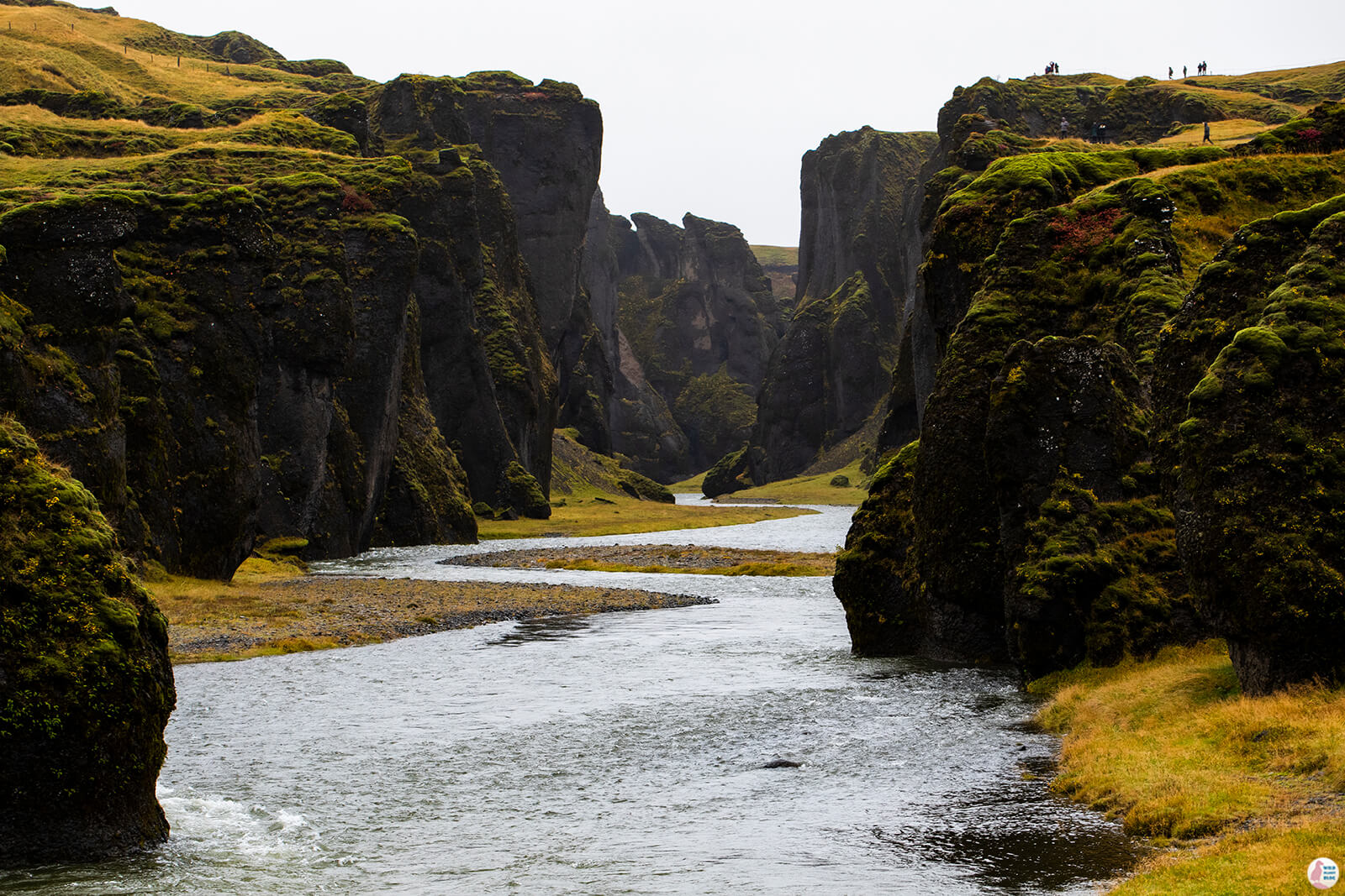 Fjaðrárgljúfur Canyon in the South Coast of Iceland