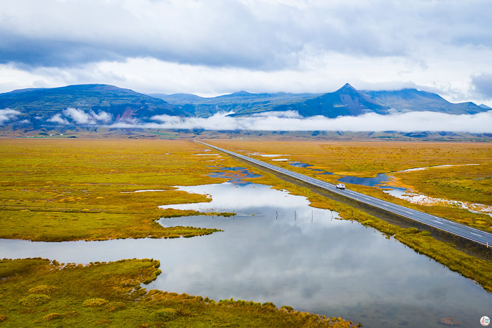 Road in South Iceland, Solo Woman Traveller, Iceland