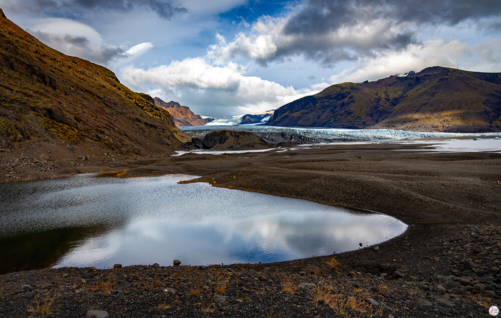 Skaftafell Glacier Lagoon, Vatnajökull National Park, South Iceland