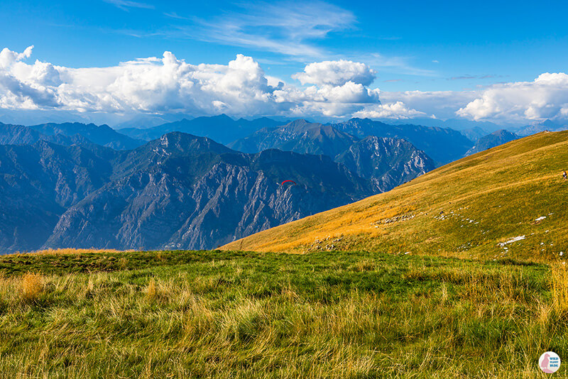 View from Monte Baldo, Lake Garda, Italy