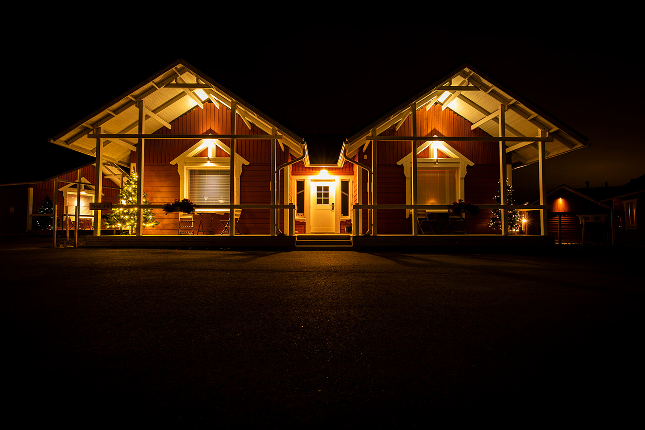 Santa's Little Village cottages, Rovaniemi, Finland