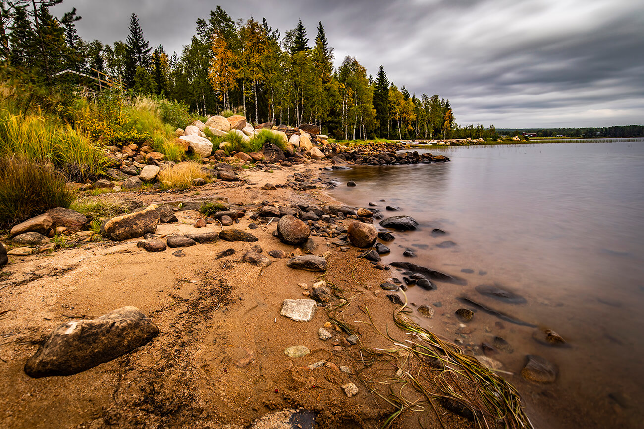 Landscape on the road to Inari, Lapland