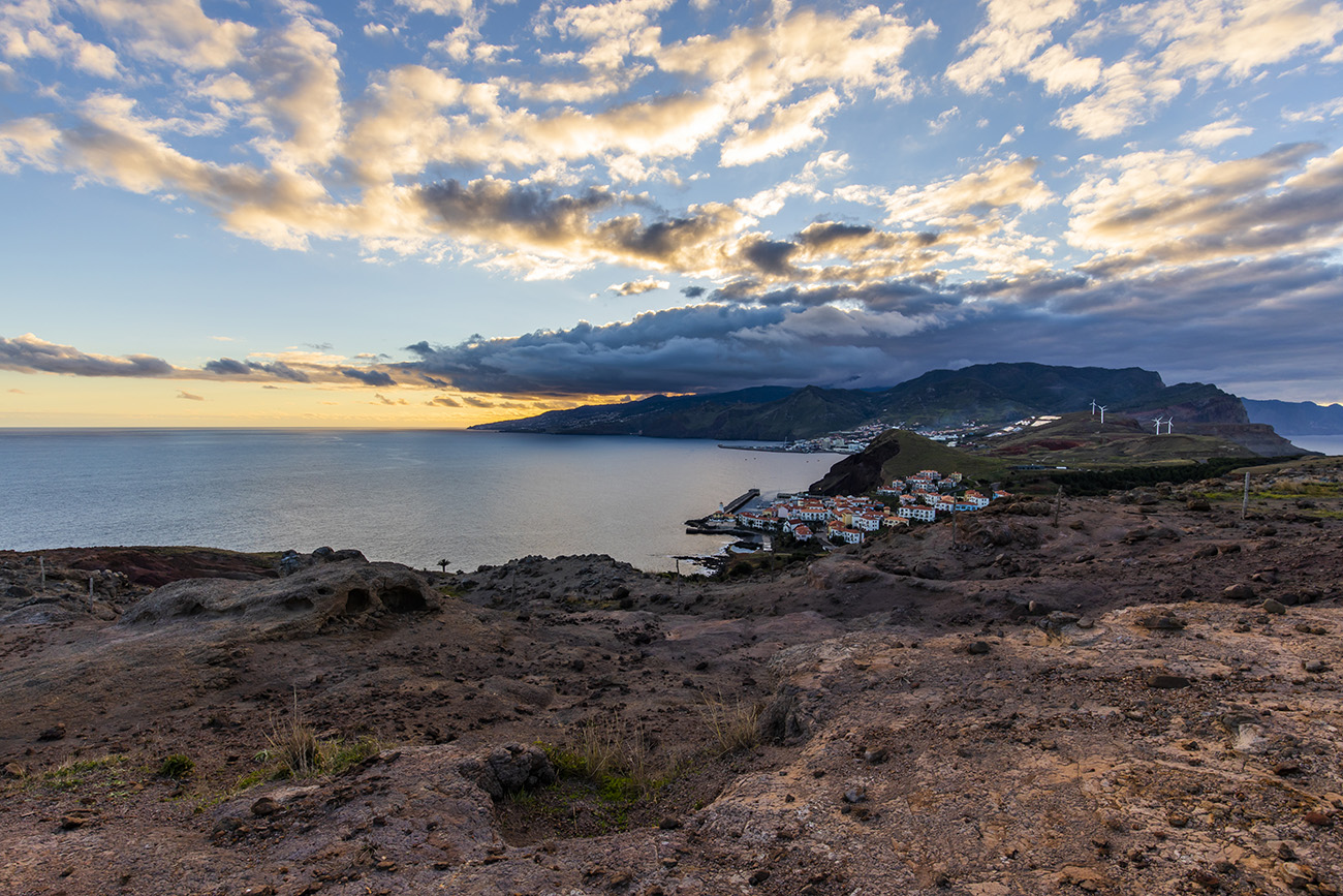 View from Ponta de São Lourenço towards the main island, Madeira