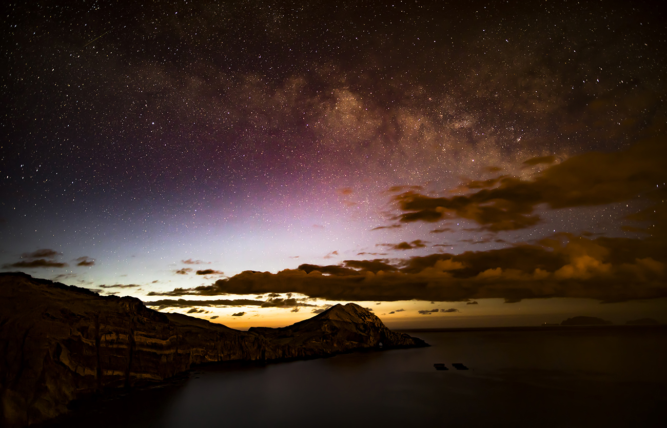 Milky Way over Ponta de São Lourenço, Madeira