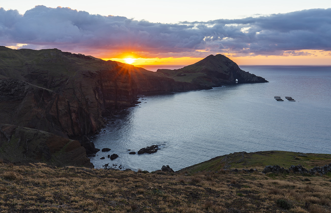 Sunrise over Ponta de São Lourenço, Madeira