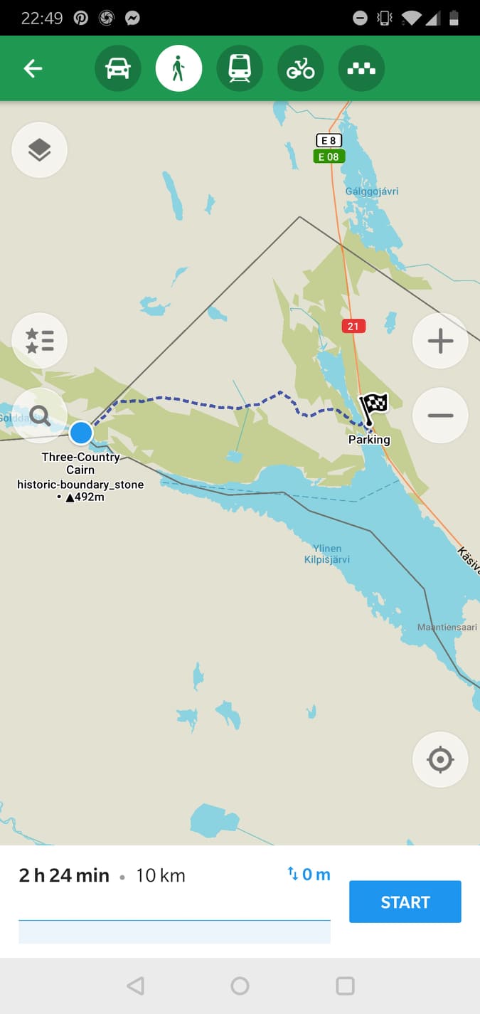 Malla hiking trail, Kilpisjärvi, Lapland, Finland
