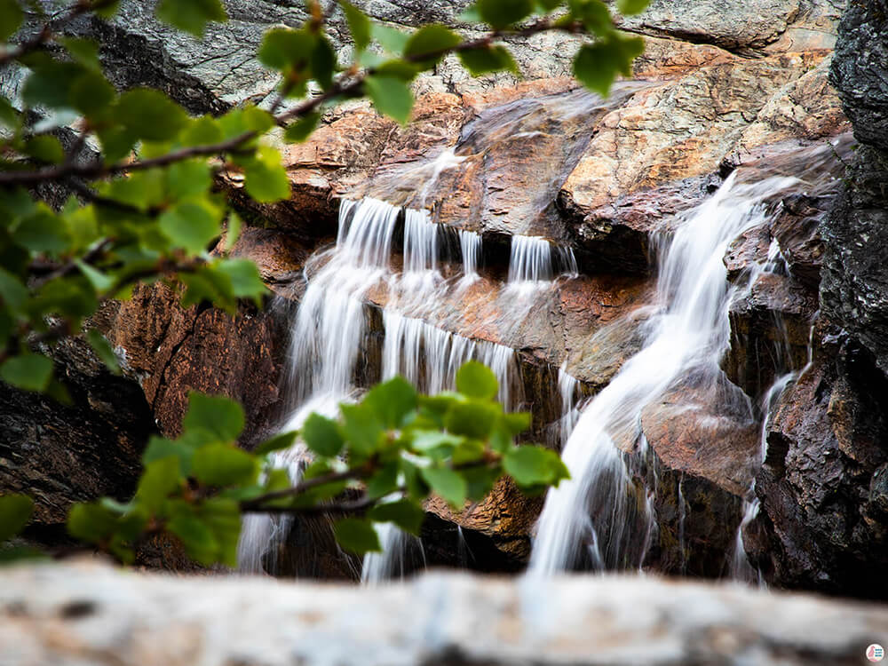 Waterfall along the Alta Canyon hiking trail