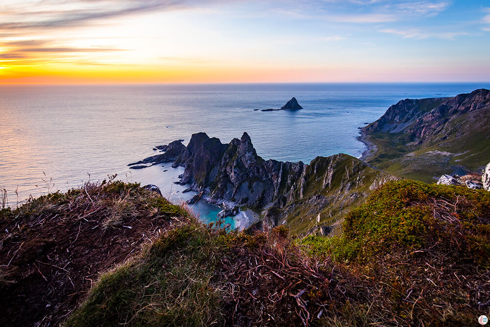 Beautiful sunset at Måtind, Andøya, Northern Norway