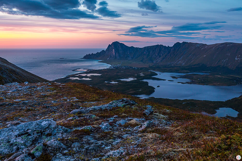 View from Bleik - Stave hiking trail, Andøya, Northern Norway