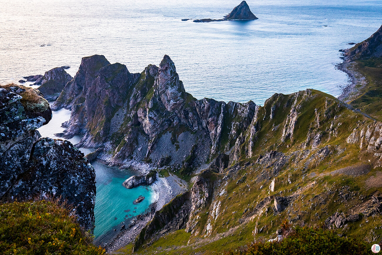 View from Måtind peak on Andøya, Northern Norway