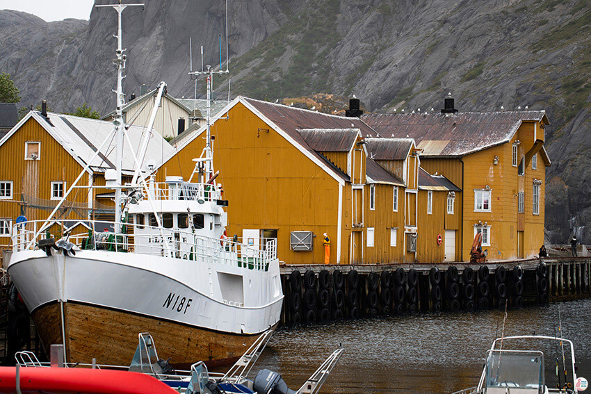 Nusfjord fishing village, Lofoten, Northern Norway