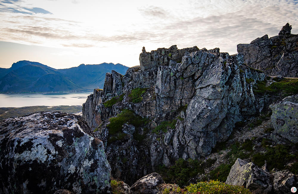 Hoven mountain peak, Gimsøya, Lofoten, Nothern Norway