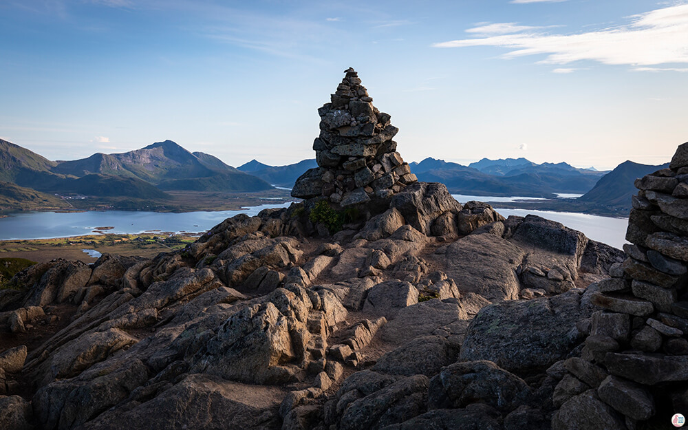 Hoven mountain peak, Gimsøya, Lofoten, Nothern Norway