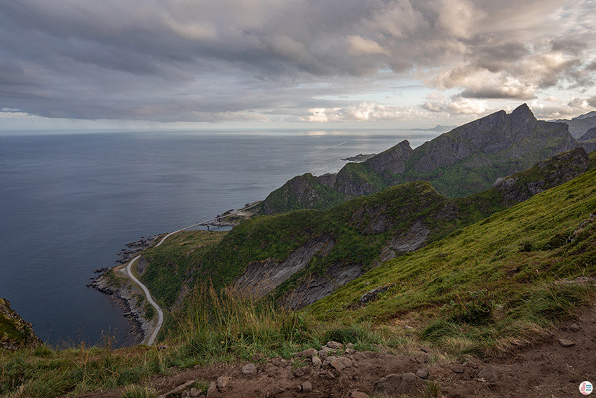 View from Reinebringen, Lofoten, Northern Norway