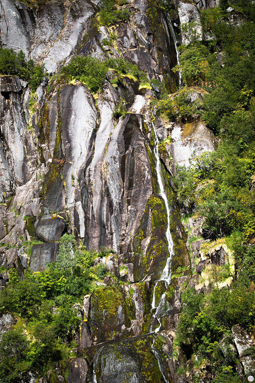 Cliff in Trollfjord, Lofoten, Northern Norway