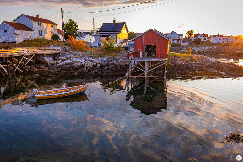 Henningsvær fisherman's cabins, Lofoten, Northern Norway