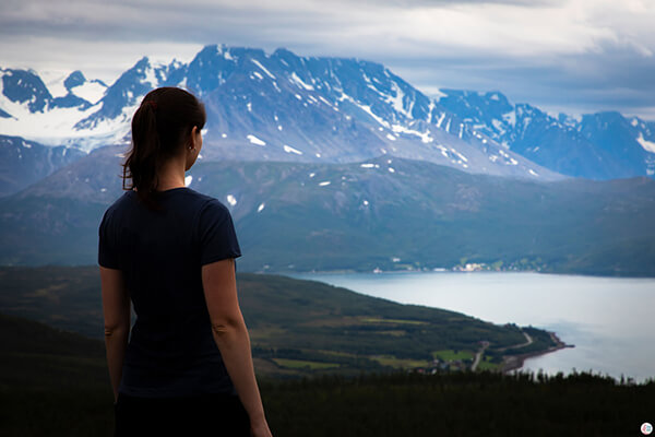 Barheia Hiking Trail in Lyngen Alps, Northern Norway