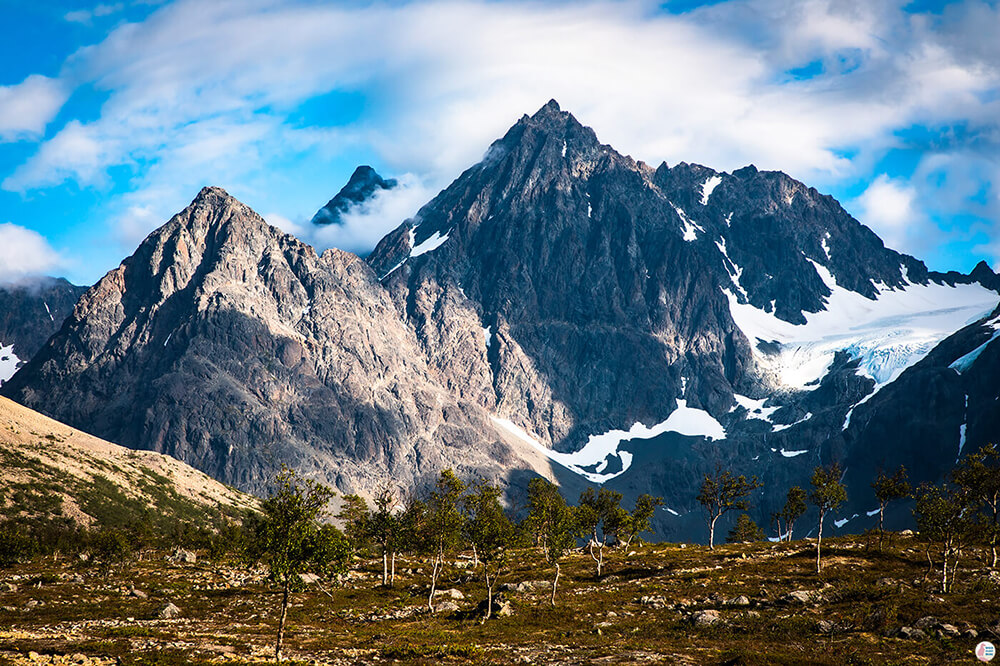 Towards Aspevatnet in Lyngen Alps, Northern Norway