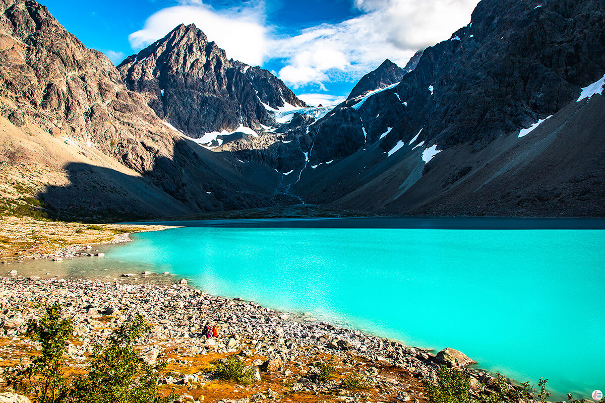 Hike to Blåisvatnet (the Blue Lake) in Lyngen Alps, Northern Norway