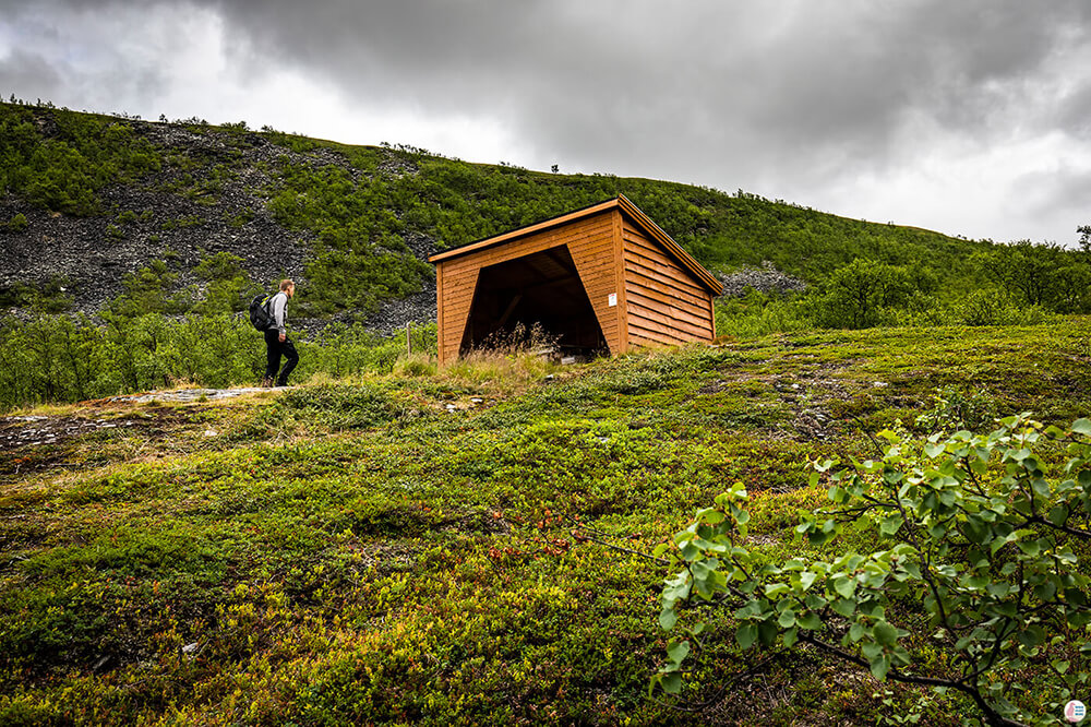 Picnic area on the way to Gorsa Bridge, Lyngen Alps, Northern Norway