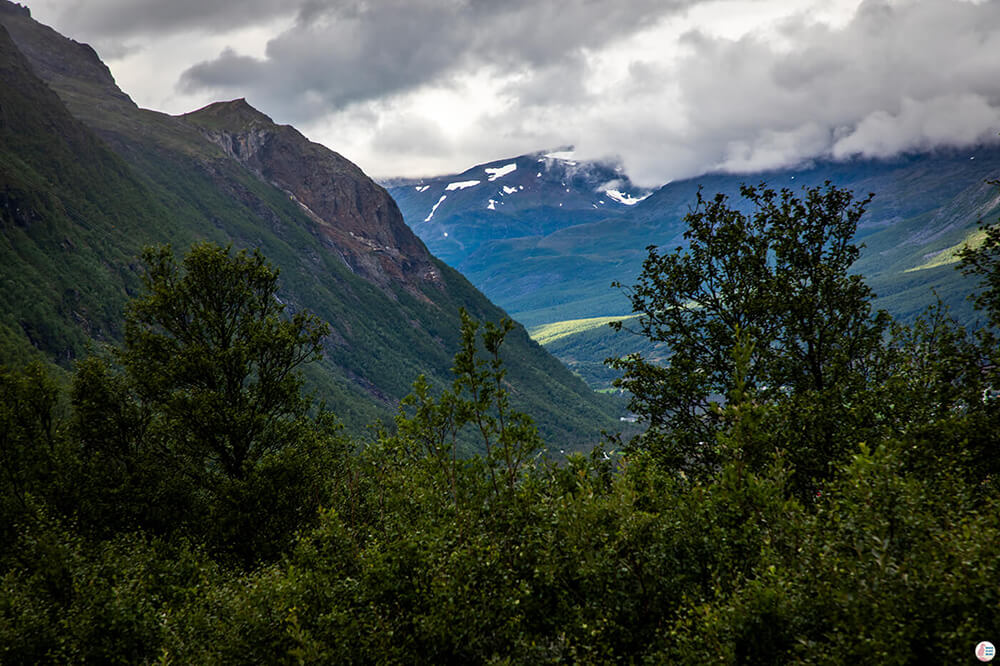 Kåfjord valley in Lyngen Alps, on the way to Gorsa Bridge, Northern Norway