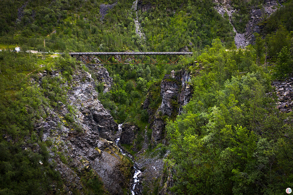 Car bridge before the Gorsa Bridge, Lyngen Alps