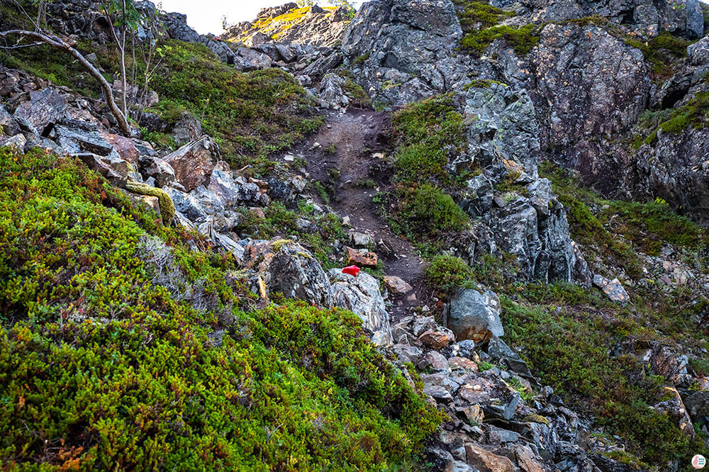 Lyngstuva hiking trail, Lyngen Alps, Northern Norway
