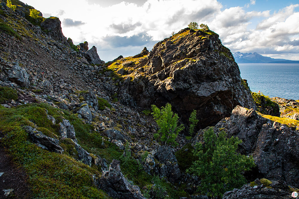 Lyngstuva hiking trail, Lyngen Alps, Northern Norway