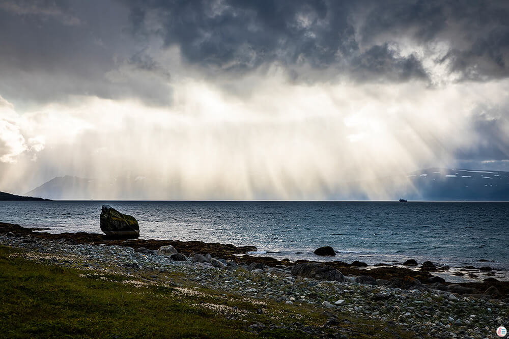 View from Lyngstuva, Lyngen Alps, Northern Norway