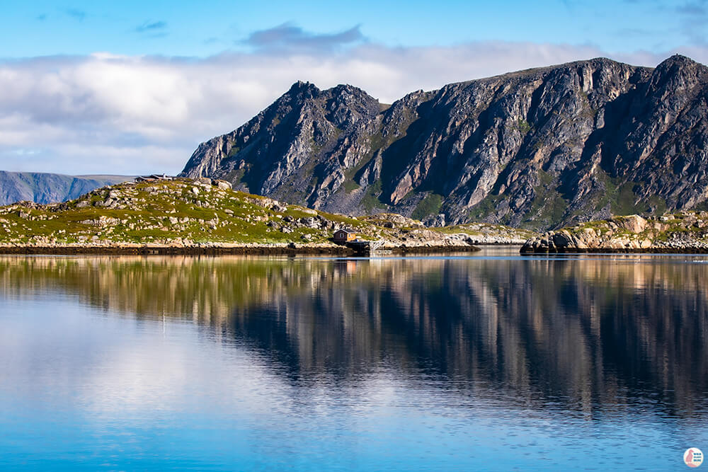 Landscape around Gjesvær fishing village, Nordkapp, Northern Norway